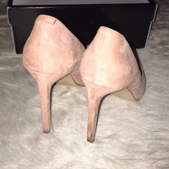Nine West Pink/Dusty Rose Suede Pumps - Picture 3 of 3